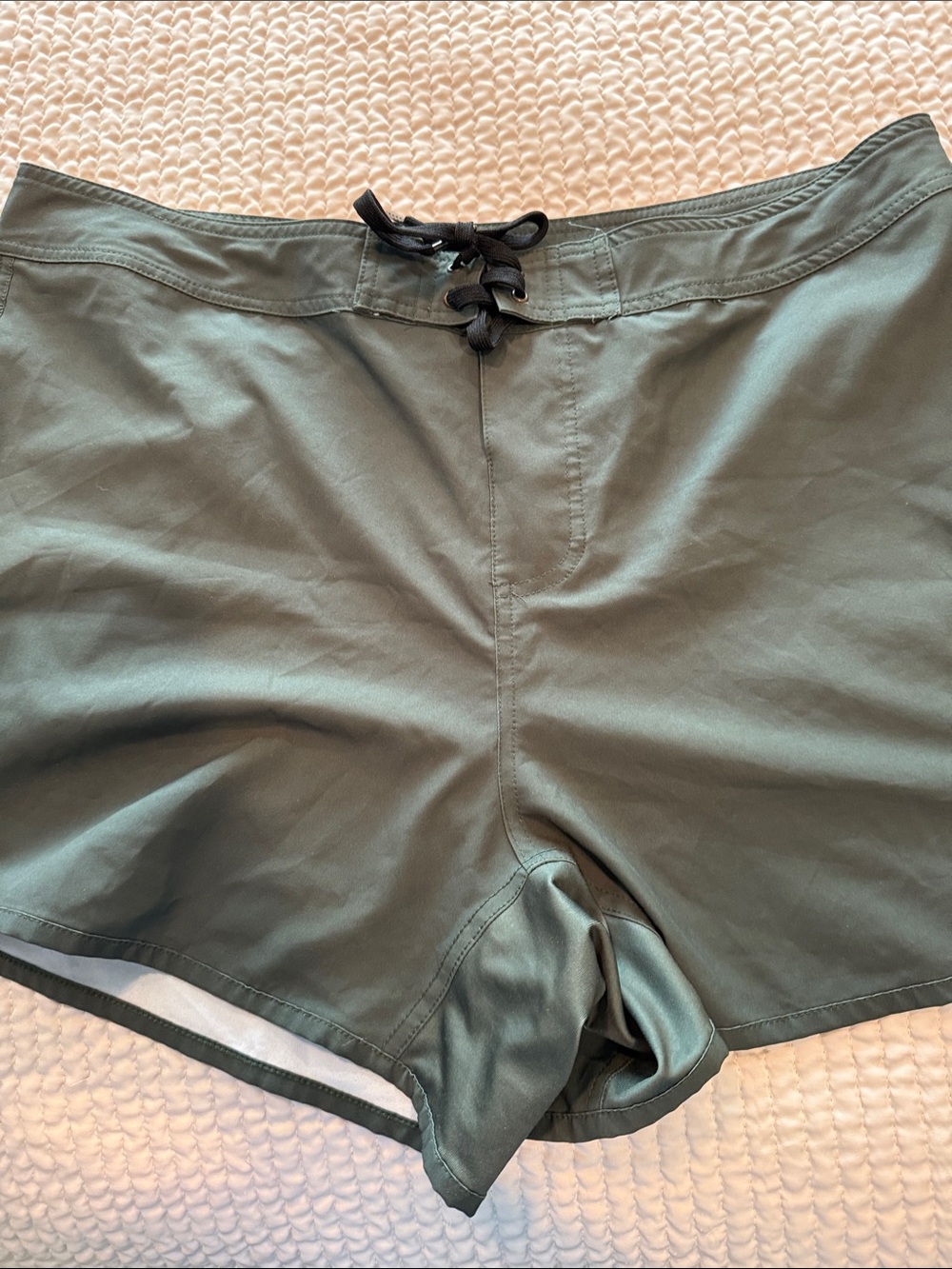 Men's Athletic Swim/Board Shorts - Olive Green
